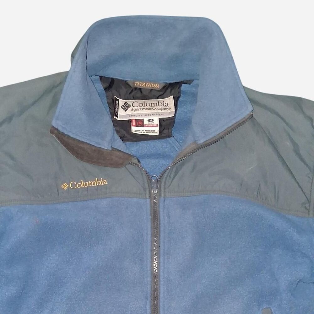 Columbia-sportswear Men's Blue and Navy Jacket